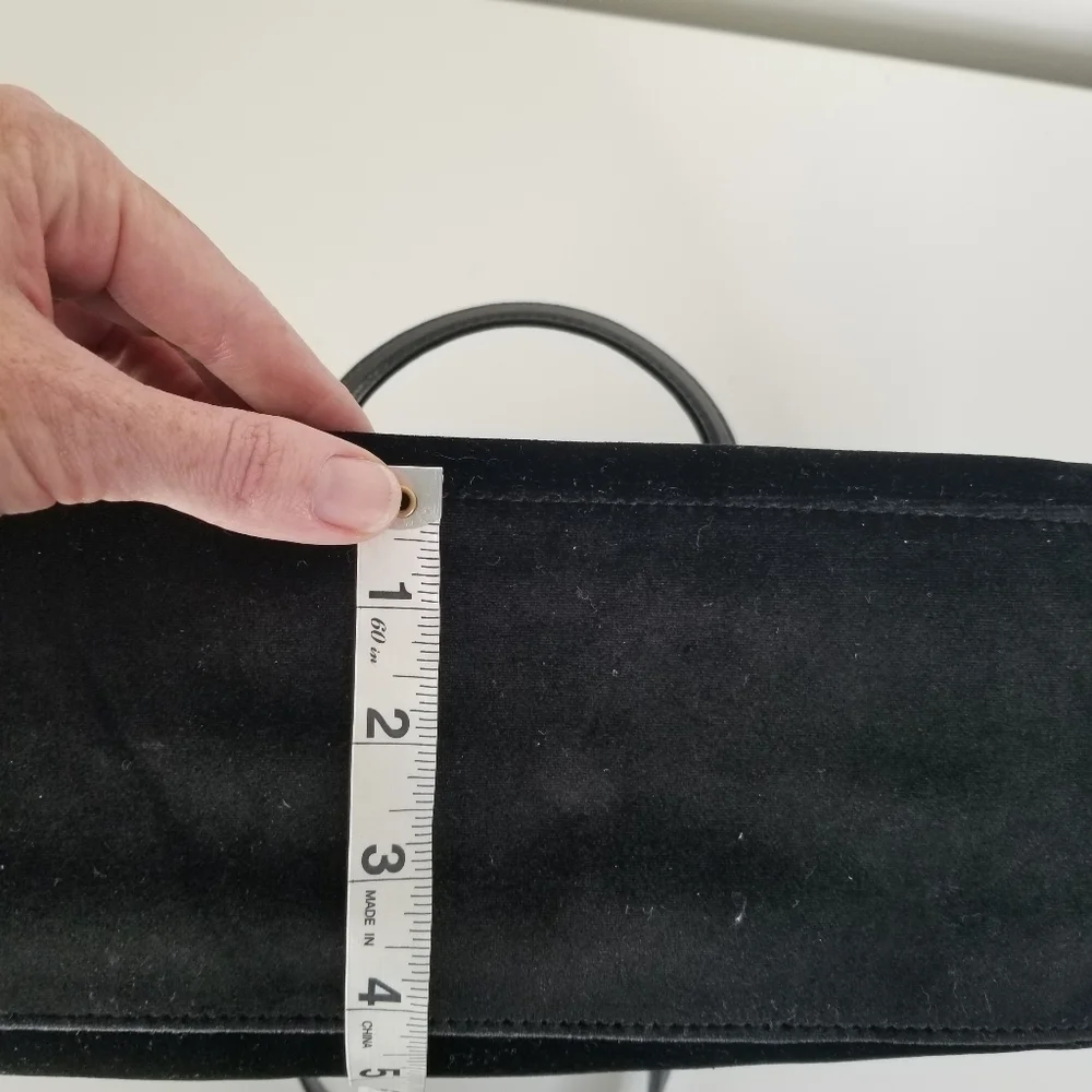 Kate Spade Black Velvet Mini Kona Satchel